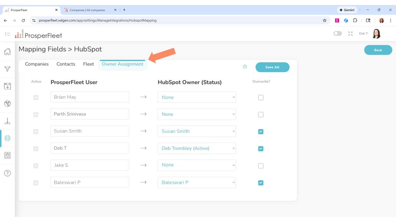 HubSpot Company Owner Assignment Settings