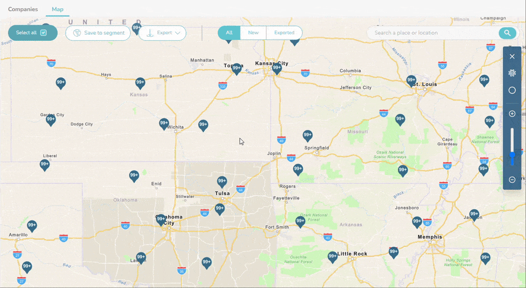 Cursor Move Around ProsperFleet Map
