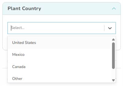 FMCSA SAFER Data Trailer Manufacturing Plant Country Filter