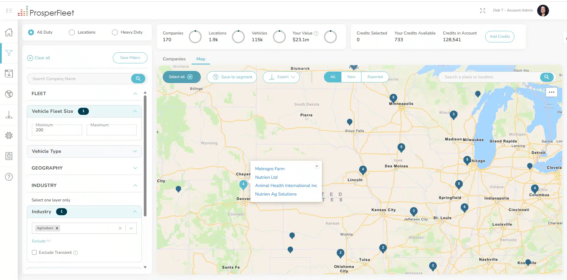 ProsperFleet Map Cluster Pin ProsperFleet Map Cluster Pin