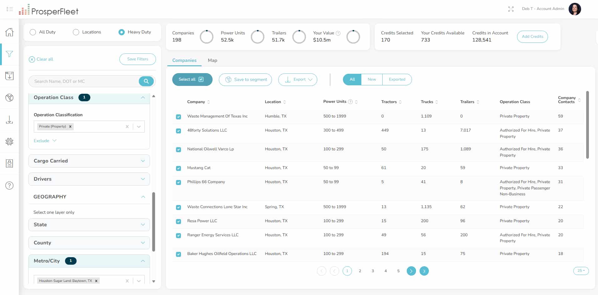 ProsperFleet Map Download from Companies Table 2nd Step ProsperFleet Map Download from Companies Table 2nd Step