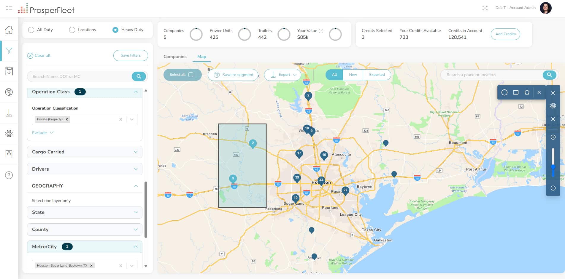 ProsperFleet Map Download from Geofence ProsperFleet Map Download from Geofence