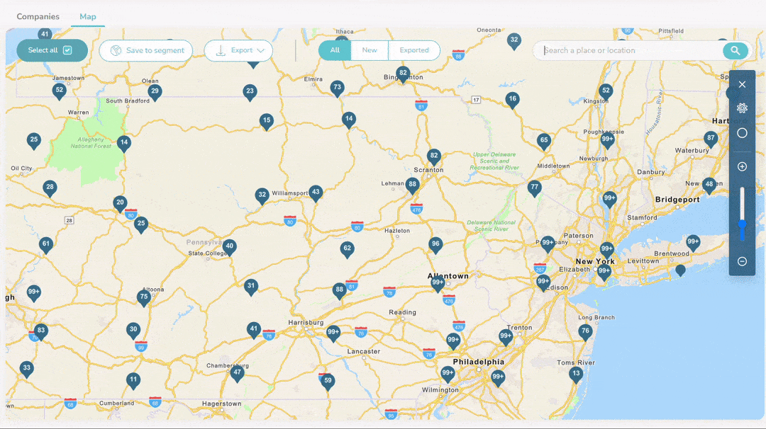Text Search to Jump on Map v2
