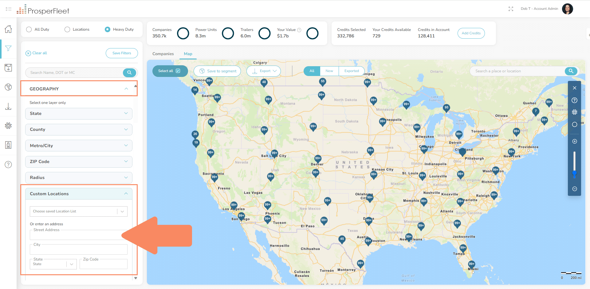 Custom Location Single Address Custom Location Single Address